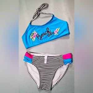 SO Cal Youth 2-Piece Swimming Suit Girls size 7/8